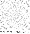 Dots art black and white mandala 26885735