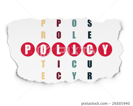 Insurance concept: Policy in Crossword Puzzle Insurance concept: Policy in Crossword Puzzle 26885940