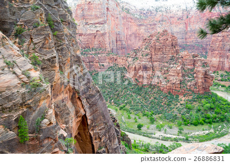Horseshoe bend of the Virgin River Horseshoe bend of the Virgin River 26886831