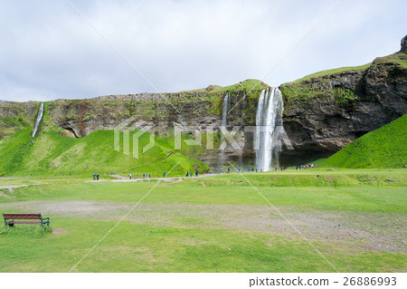 One of the hundreds of wter falls in Iceland One of the hundreds of wter falls in Iceland 26886993