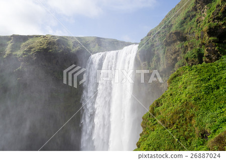 One of the hundreds of wter falls in Iceland One of the hundreds of wter falls in Iceland 26887024
