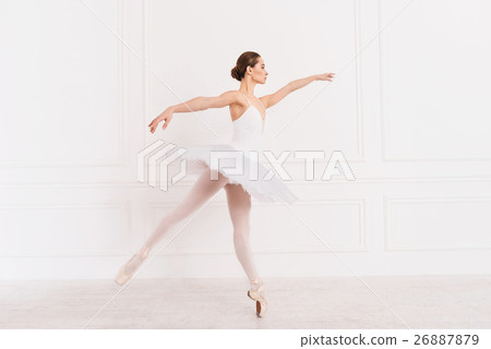 Amazing ballerina standing in semi position 26887879
