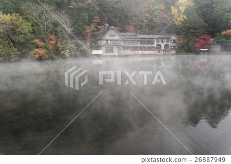 Kin湖的晨霧 26887949
