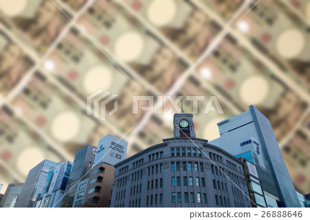 銀座4丁目十字路口 26888646