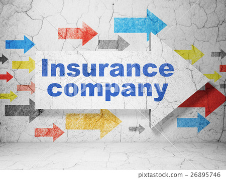 Insurance concept: arrow with Insurance Company on 26895746
