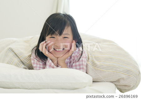 Girls entering futon 26896169