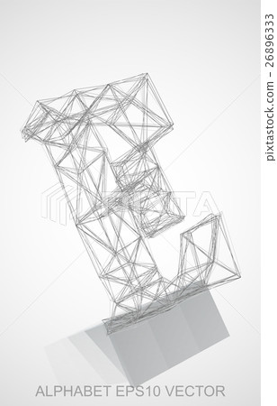 Vector illustration of a Pencil sketched E. Hand 26896333