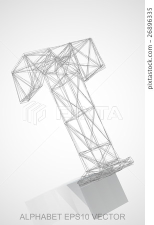 Vector illustration of a Pencil sketched T. Hand Vector illustration of a Pencil sketched T. Hand 26896335