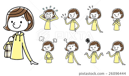 Girls: set, variations Girls: set, variations 26896444