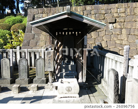 Tombs of Yoshio Oishi built in Ako Yoshi cemetery at Sengakuji Temple (taken in December) Tombs of Yoshio Oishi built in Ako Yoshi cemetery at Sengakuji Temple (taken in December) 26896756