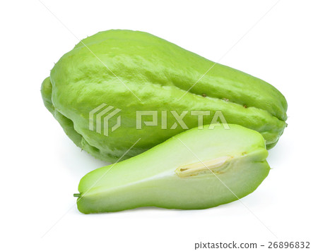 fresh chayote isolated on white background 26896832