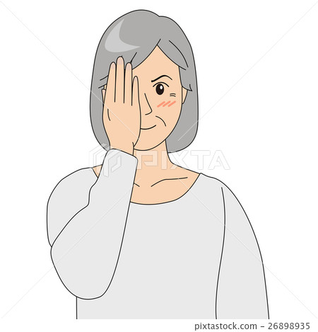 Eye examination _ Elder women 26898935