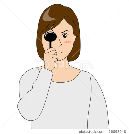 Eye examination _ Young lady 26898948
