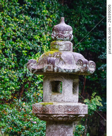 Stone lantern in Japanese garden Stone lantern in Japanese garden 26899006