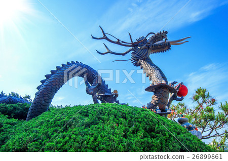 Dragon statue at Haedong Yonggungsa Temple. Dragon statue at Haedong Yonggungsa Temple. 26899861
