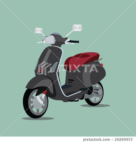 Black scooter 3d Black scooter 3d 26899955