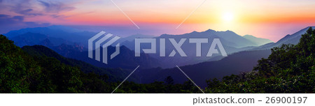 Sunrise at Seoraksan National Park. Sunrise at Seoraksan National Park. 26900197