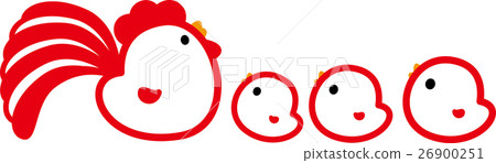 雞父母和孩子4蟑螂年小雞 26900251