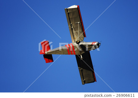 Cessna airplane aircraft retro blue sky fly flight sky copy space large sky Cessna airplane aircraft retro blue sky fly flight sky copy space large sky 26906611