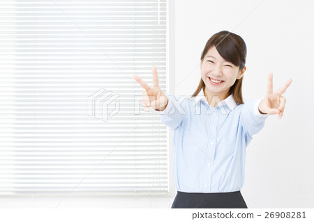 女性企業和平標誌 26908281