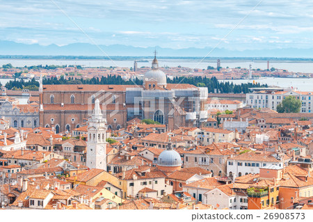 Aerial view of Venice. Aerial view of Venice. 26908573