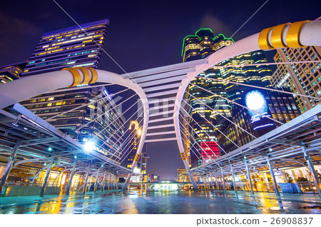 Cityscape of Sathorn in Bangkok,Thailand. Cityscape of Sathorn in Bangkok,Thailand. 26908837
