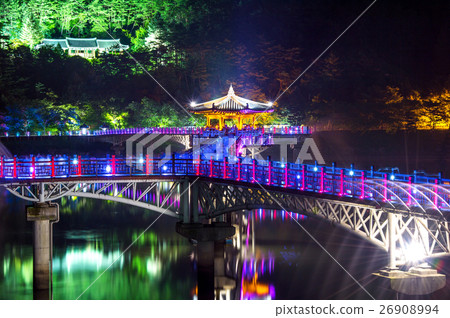 Wooden bridge or Wolyeonggyo bridge. 26908994