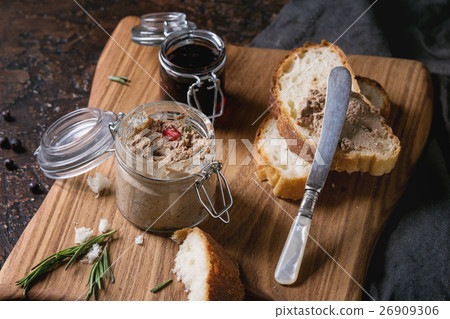 Homemade chicken liver pate 26909306