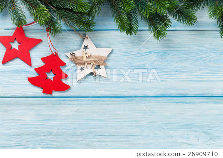 Christmas fir tree and decor Christmas fir tree and decor 26909710