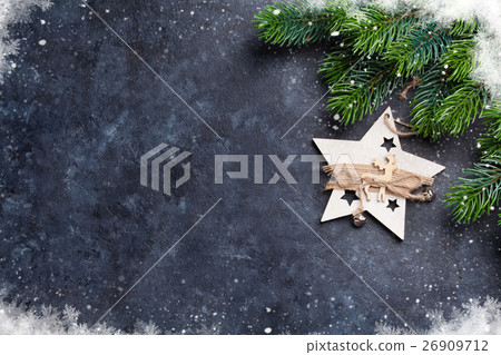 Christmas fir tree and decor 26909712