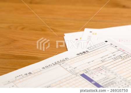 Declaration Form Paper Tax Refund Report Form Sheet Balance Sheet 26910750