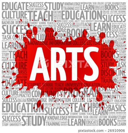 ARTS word cloud, education concept 26910906