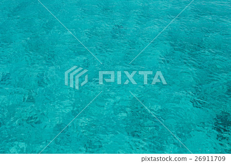 Turquoise see water surface background. 26911709