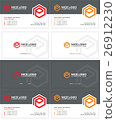 e hexagon business card 1 26912230