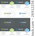 e hexagon business card 2 26912256