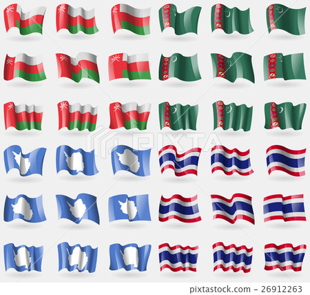 Oman, Turkmenistan, Antarctica, Thailand. Set of 3 Oman, Turkmenistan, Antarctica, Thailand. Set of 3 26912263