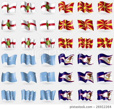 Alderney, Macedonia, Micronesia, American Samoa. S 26912264