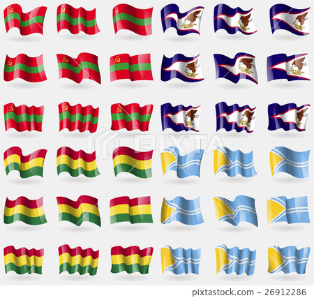 Transnistria, American Samoa, Bolivia, Tuva. Set o 26912286