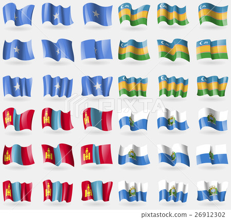 Somalia, Karakalpakstan, Mongolia, San Marino. Set 26912302