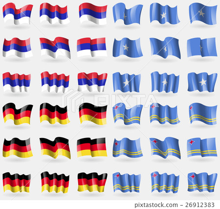 Republika Srpska, Somalia, Germany, Aruba. Set of 26912383
