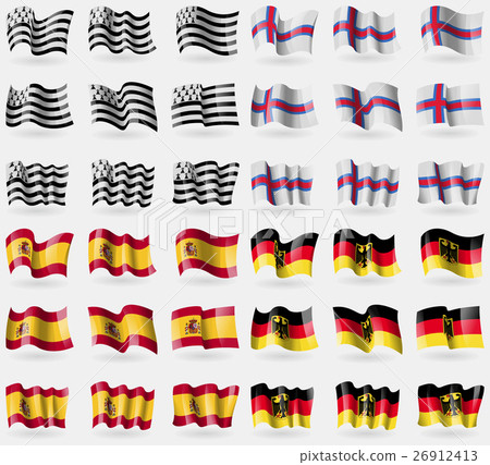 Brittany, Faroe Islands, Spain, Germany. Set of 36 Brittany, Faroe Islands, Spain, Germany. Set of 36 26912413