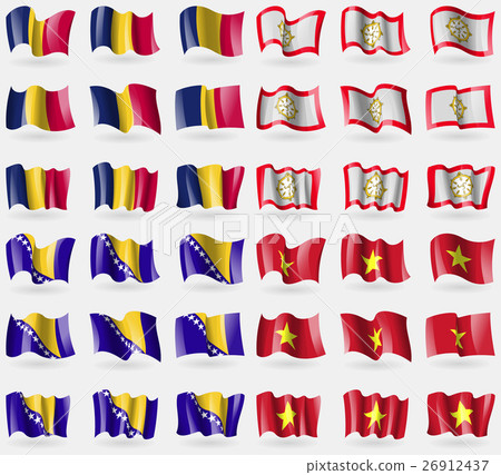 Chad, Sikkim, Bosnia and Herzegovina, Vietnam. Set 26912437