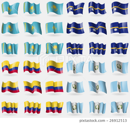 Kazakhstan, Nauru, Colombia, Guatemala. Set of 36 26912513