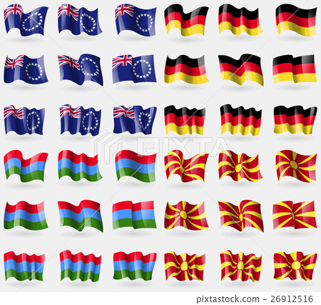Cook Islands, Germany, Karelia, Macedonia. Set of 26912516