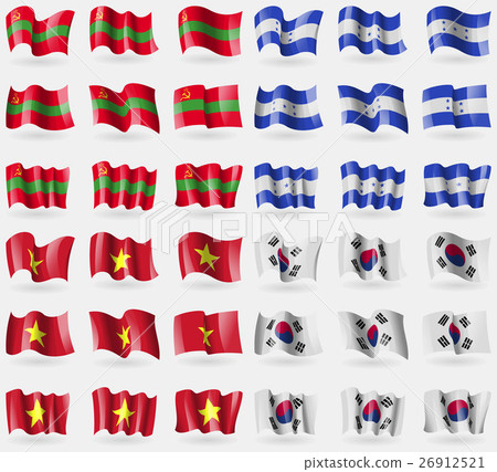 Transnistria, Honduras, Vietnam, Korea South. Set 26912521