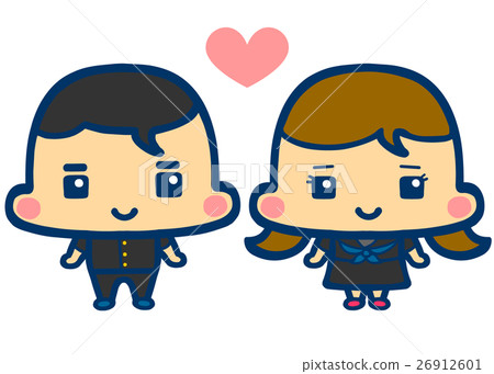 Illustration icon Gender couple Student 26912601