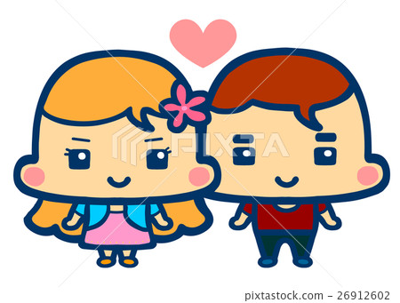 Illustration icon Gender couple Youth 26912602