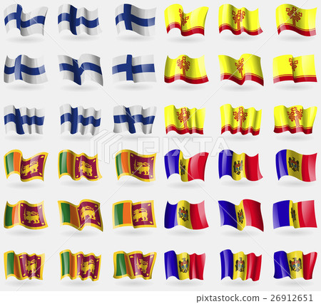 Finland, Chuvashia, Sri Lanka, Moldova. Set of 36 26912651