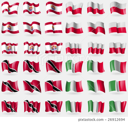 French Polynesia, Poland, Trinidad and Tobago, Ita 26912694