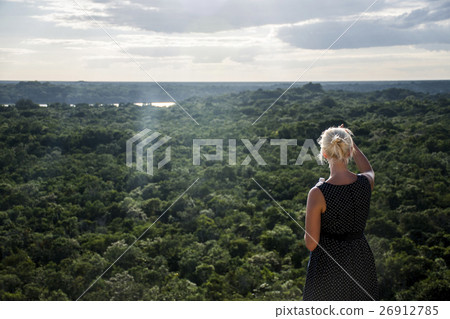 Coba Mayan Ruins Mexico Yucatan look jungle 26912785